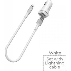 Borofone Charger 2x USB-A 2.4 A (BFO-BZ2-L-W)