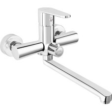 Ferro Algeo washbasin mixer wall-mounted chrome (BAG3A)
