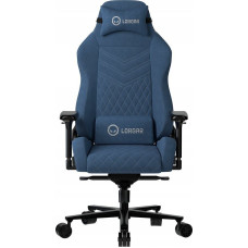 Lorgar Ace 422 chair, Gaming chair, Anti-stain durable fabric, 1.8mm metal frame, multiblock mechanism, 4D armrests, 5 Star aluminum base, Class-4 gas lift, 75mm PU casters, Blue