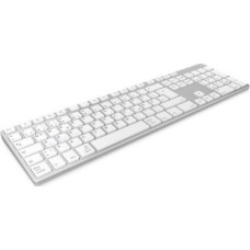 Keysonic Keyboard KSK-8022BT (DE) Aluminum Full-Size Tastatur Multikanal Bluetooth 3.0 Mac/Win/Android