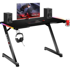 Huzaro Hero 2.5 RGB desk Black 120 cmx60 cm