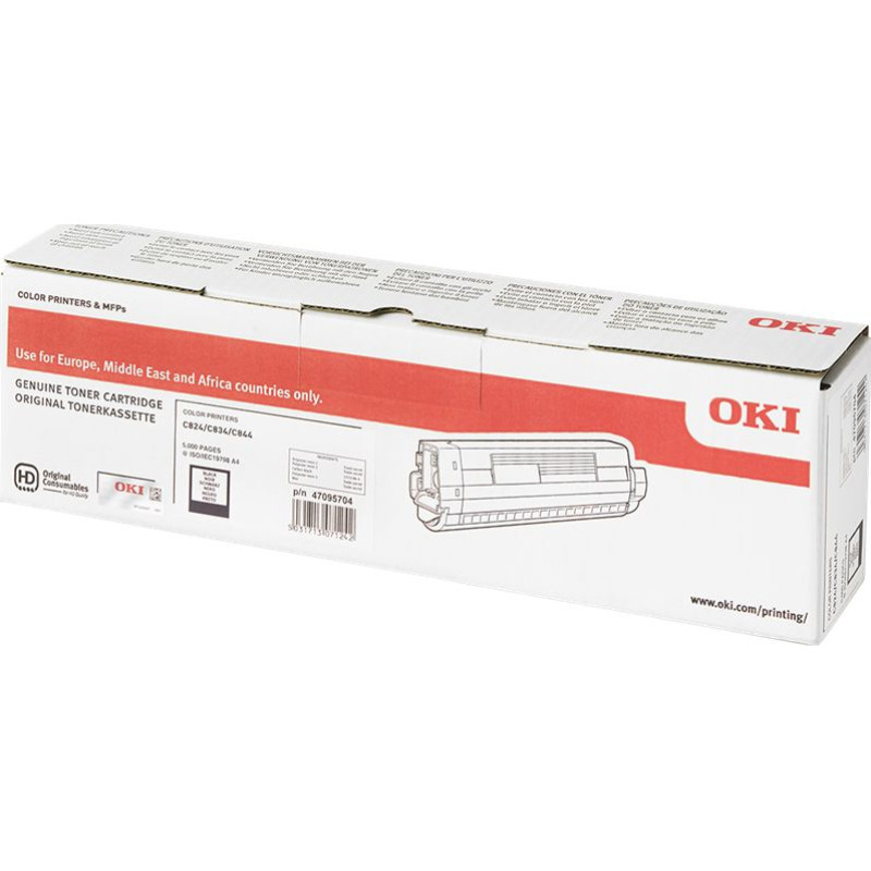 OKI Toner C824/834/844 5k 47095704 black