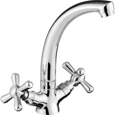 Deante Washbasin mixer BAT.SYMETRIO CHROM UMWALKOWA STANDING WITHOUT AUTOMATIC CONNECTOR