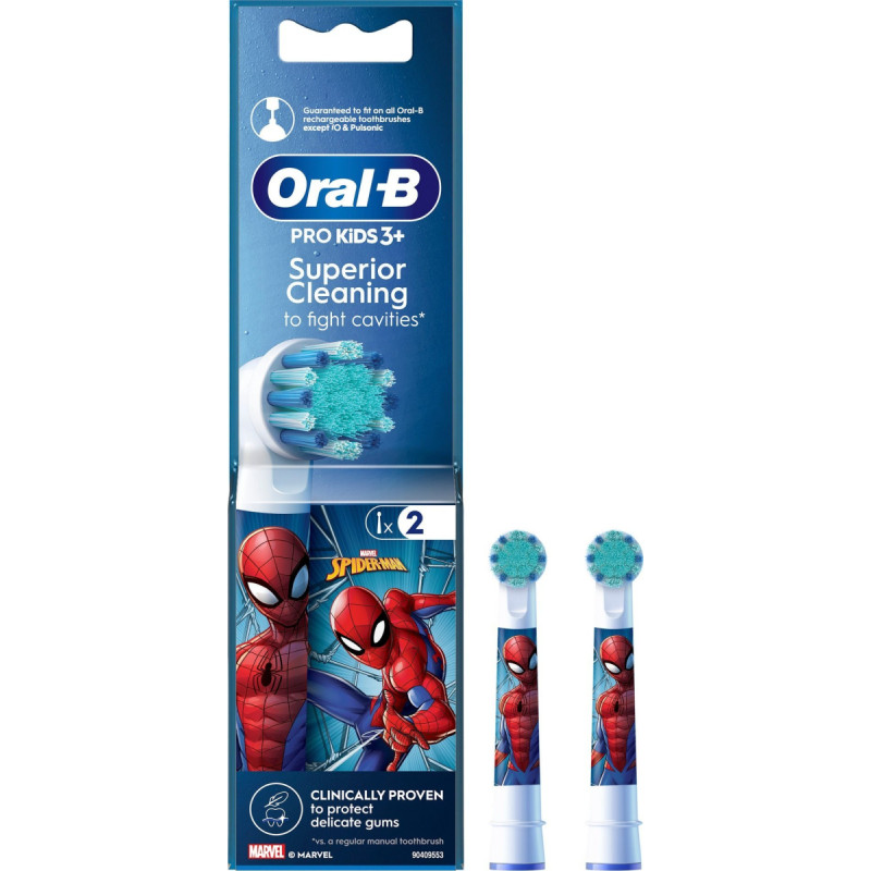 Oral-B Toothbrush tip for children EB-10 Stages Power EB10-2 SPIDERMAN 