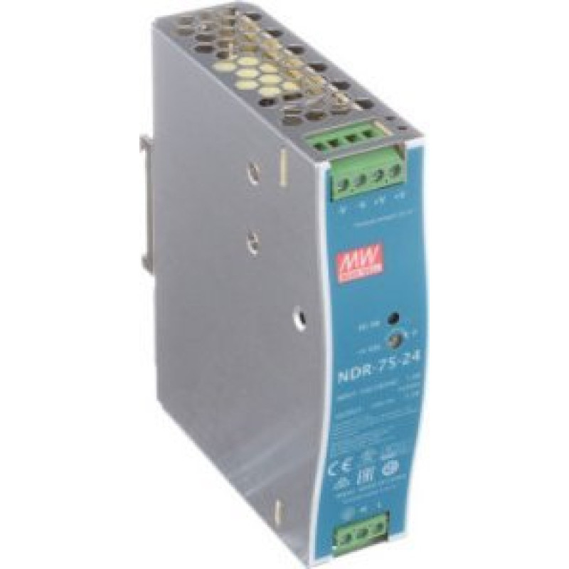 Triton MEAN WELL NDR-75-24 server power supply 75W 24V DC DIN rail power supply.