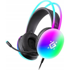 Defender Headphones Headphones with microphone IGNIS backlit Gaming USB RGB black + GRA