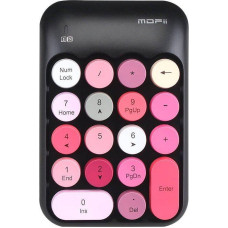Mofii Keyboard X910 Wireless Numeric Keyboard (Black+Red)