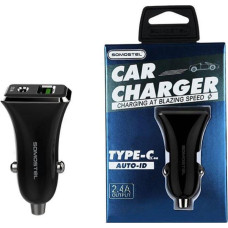 Noname CAR CHARGER 3A+2.4A BLACK SOMOSTEL 3100mAh + 2100mAh TYPC+USB DUAL SMS-A42B QC 3.0 PD.