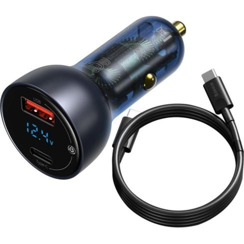 Baseus Particular Digital Display 1x USB-A 1x USB-C 5 A charger ( _20200714145422)