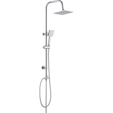 Deante Floks shower set with rain shower head with faucet chrome (NAC 01FK)