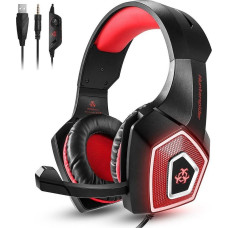 Hunterspider Headphones V01 Red (5907694856645)