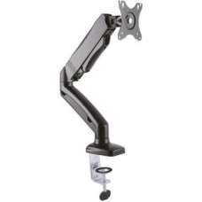 Value LCD monitor arm, table mount, gas spring, 5 pivot points, black
