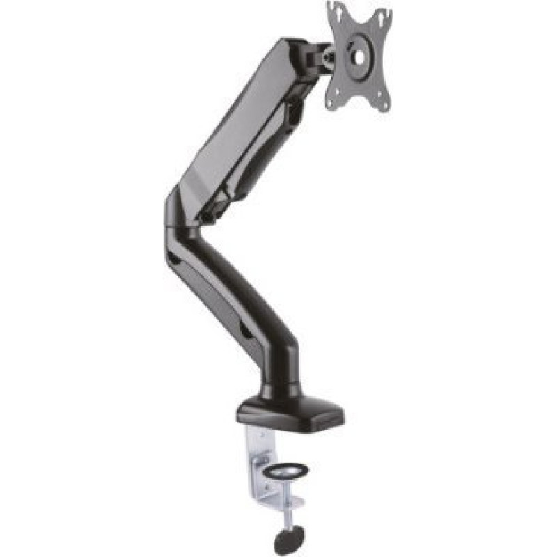 Value LCD monitor arm, table mount, gas spring, 5 pivot points, black