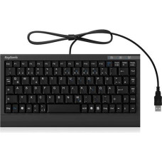 Keysonic Mini Wired Keyboard Black US (ACK-595C+)