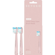 Seysso Junior Pink tip - replacement tips for sonic toothbrush (2pcs).