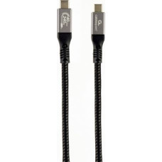 Gembird Kabel USB Gembird USB-C - USB-C 1.5 m Czarno-szary (CCBP-USB4-CMCM240-1.5M)