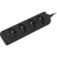 Lanberg UPS 4 outlets 1 m black (PS0-04E-0100-IEC-BK)