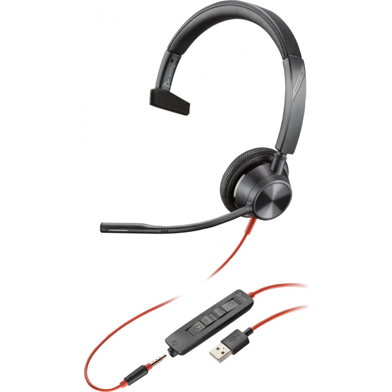 HP Blackwire 3315 Headphones (76J12AA)