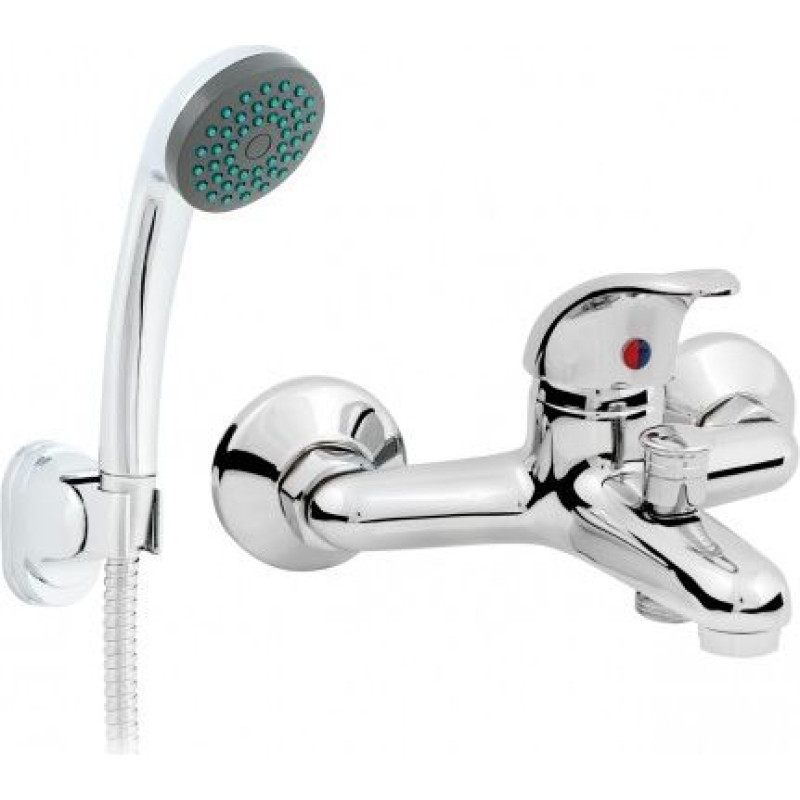 Hydroland Jowisz wall-mounted bathtub faucet chrome (B381)
