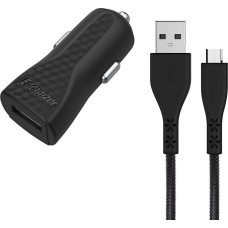 Energizer Hardcase Charger 1USB 1A car charger with micro cable black Lifetime