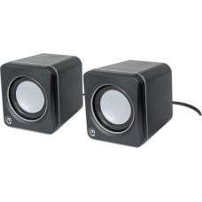 Manhattan Computer Speakers 2600 PC/Laptop Speaker Set Black 3 Watt.