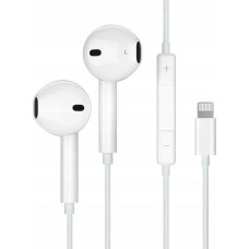 Jellico Headphones - EP2A Lightning wired headphones with microphone 1.2M White