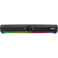 Marvo Soundbar Soundbar SG-286, 2.0, 10W, black, volume control, RGB backlight, USB/Bluetooth, 60Hz-20kHz