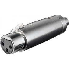 Goobay XLR - RCA (Cinch) silver adapter (JAB-857179)