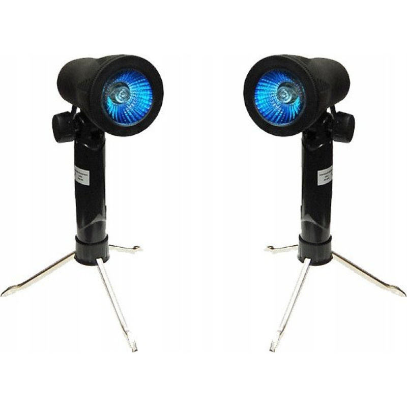 Massa Studio Lamp Set 2x 50w Halogen Lamp For Shadeless Tent