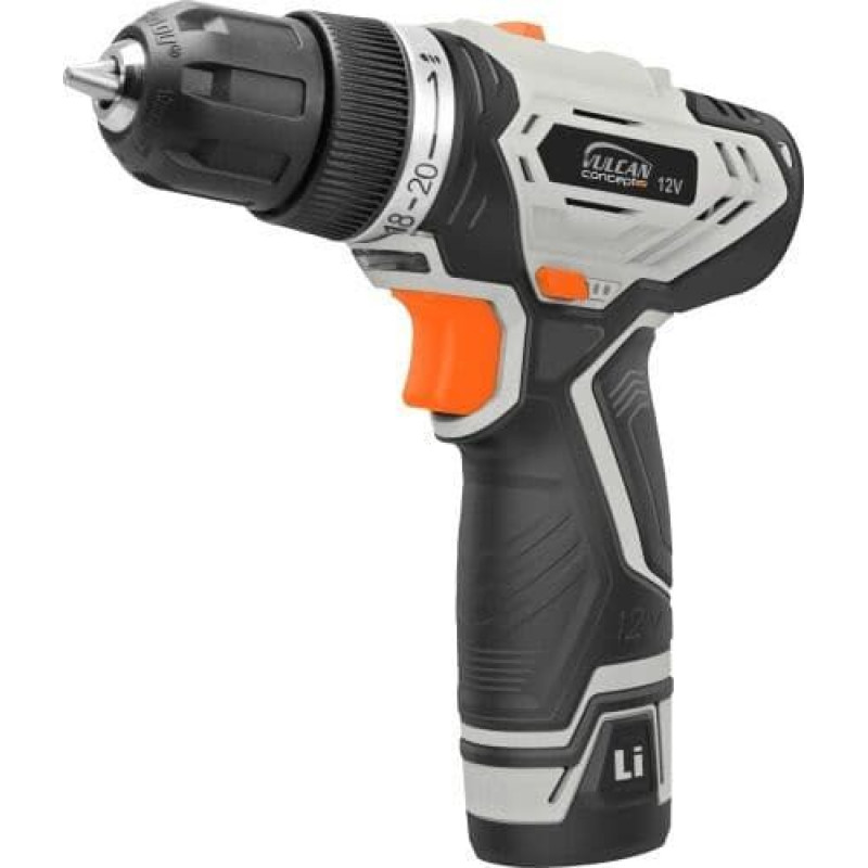 Vulcan VZV12 12 V drill/driver 1 x 1.3 Ah battery pack