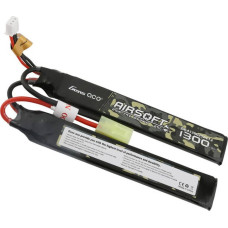 Gens Ace 25C 1300mAh 2S1P 7.4V Saddle Airsoft Gun Lipo battery with mini Tamiya connector