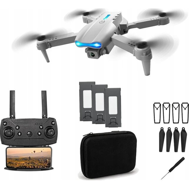 Extralink Drone E99 Pro + 3 batteries + carrying case
