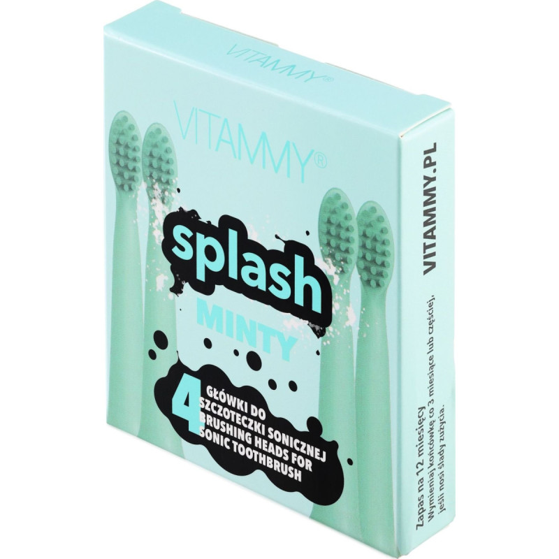 Vitammy Splash 4pcs sonic toothbrush tip.