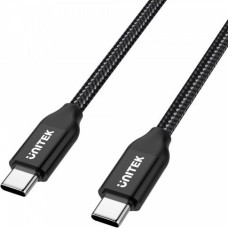 Unitek Kabel USB Unitek USB-C - USB-C 2 m Czarny (C14059BK)