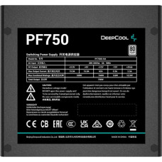 Deepcool Zasilacz Deepcool PF750 750W (R-PF750D-HA0B-EU)