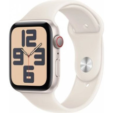 Apple Smartwatch Watch SE GPS + Cellular 44mm Starlight Alu Sport M/L Beige (MXGU3ET/A)