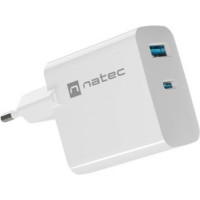 Natec Ribera GAN 1x USB-A 1x USB-C 65W Charger (NUC-2144)