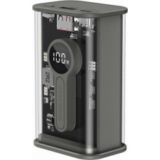 Gembird Powerbank Transparent 9000mAh Black