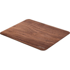 Inline WoodPad ®, real wood mouse pad, walnut, 240x200mm