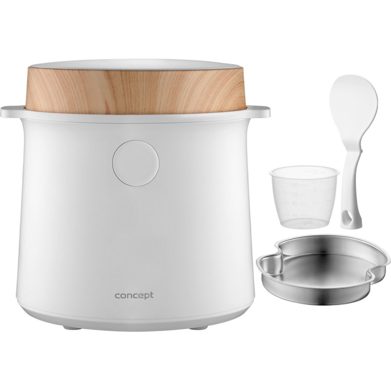 Concept Rice cooker 1.5 l white, wood decor RE3030