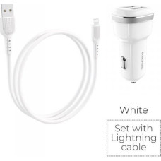 Borofone Charger 2x USB-A 2.4 A (BFO-BZ13-L-W)
