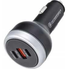 OEM USB A + 2 x Type C PD QC3.0 3A 191W car charger CC69-2C1A black