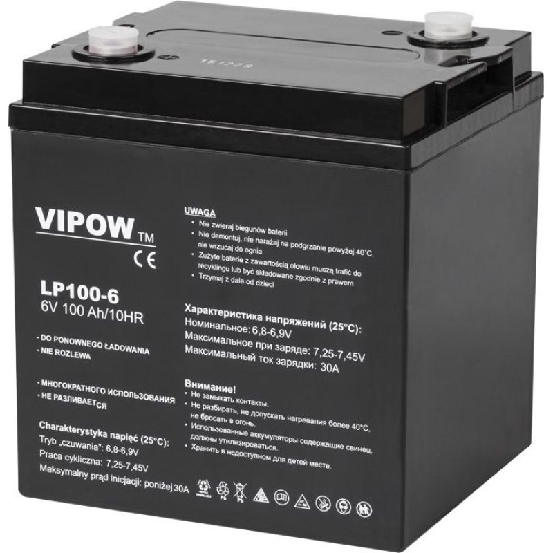Vipow 6V/100Ah battery (BAT0206)