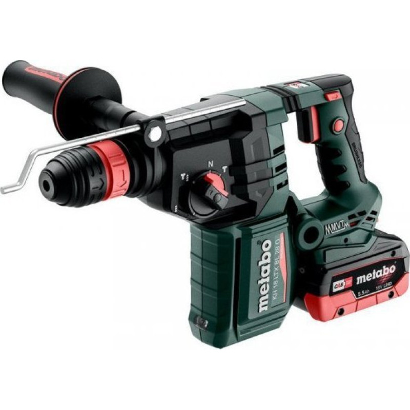 Metabo Hammer drill .HAMMER KH 18 LTX BL 28 Q 2x5.5Ah LiHD X 165