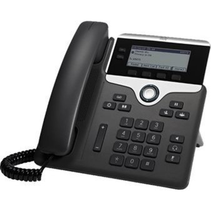 Cisco IP Phone 7821 - VoIP-Telephone - SIP, SRTP - 2 Leitungen - wiederhergestellt.