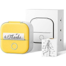 Phomemo Label Printer T02 Bluetooth Thermal Printer For Photo Stickers Notes Labels / Yellow