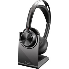 Poly Voyager Focus 2 USB-C-C Headset +USB-C/A Adapter +Charging Stand 9T9J5AA
