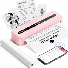 Phomemo Label Printer Portable Thermal Sticker Printer 300dpi A4 216/110/80/53 / / M832 / Pink