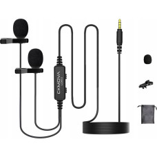Ckmova LCM2D microphone - dual tie microphone for cameras and smartphones