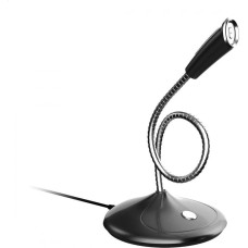 Platinet Office/Home Desktop Jack 3.5 Microphone Black (45576)